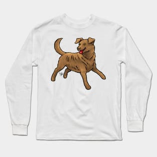 Dog - Chesapeake Bay Retriever - Sedge Long Sleeve T-Shirt